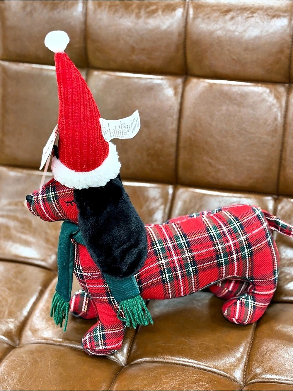 Martha stewart Plaid Holiday Dog Decor in Red & Green